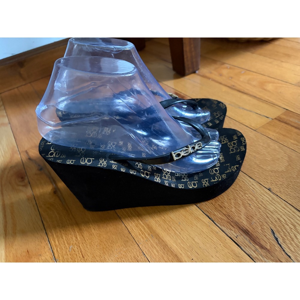 Bebe Platform Flip Flop Sandals Y2K Size 8